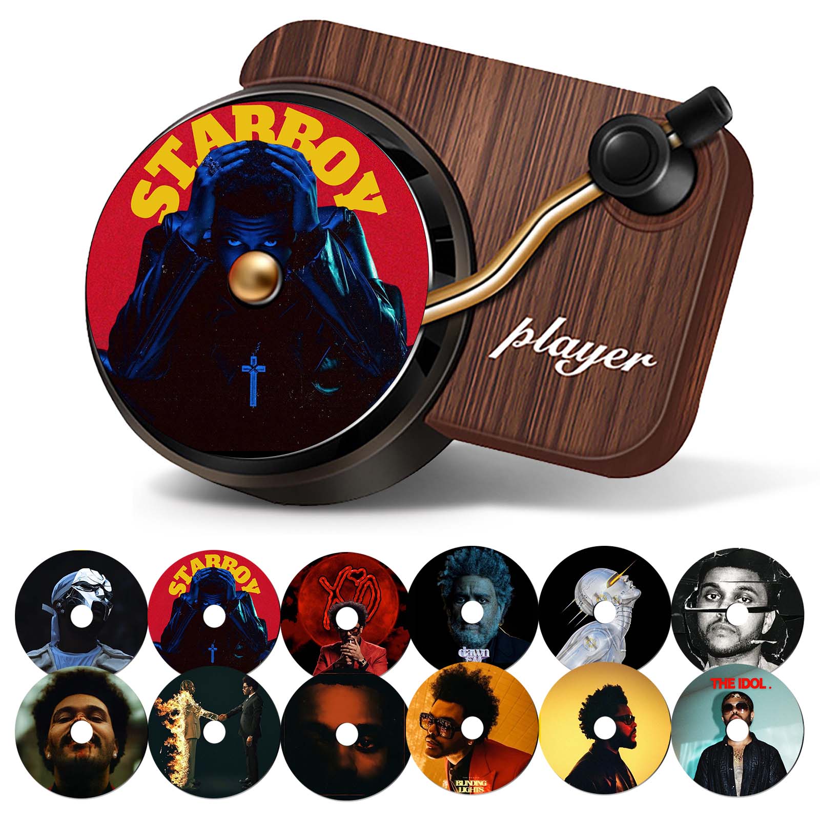 The Weeknd Album Record Player Car Air Freshener