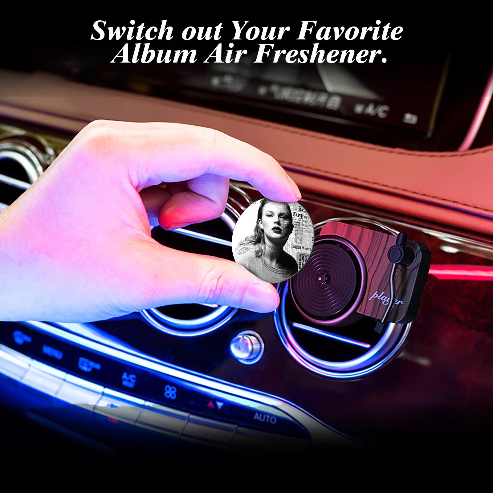 Taylor Album Record Player Car Air Freshener