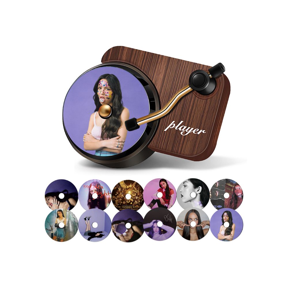 Olivia Rodrigo Album Record Player Car Air Freshener